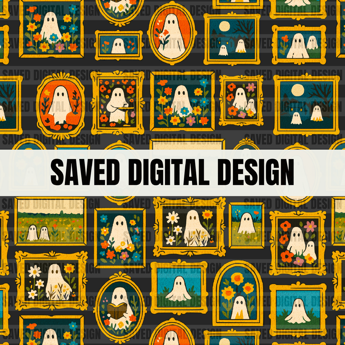 GHOST FRAMES COLLAGE SEAMLESS V2 – Saved Digital Design