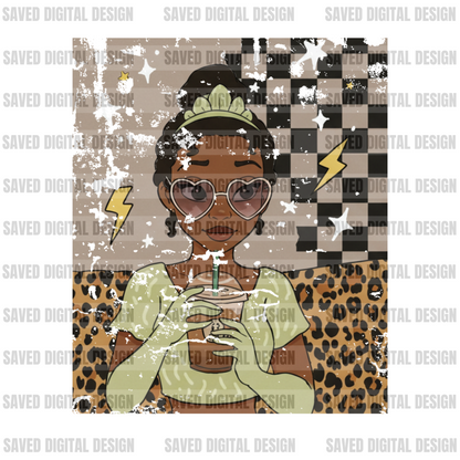 CHARACTER COFFEE CARDS - PRINCESSES - bundle