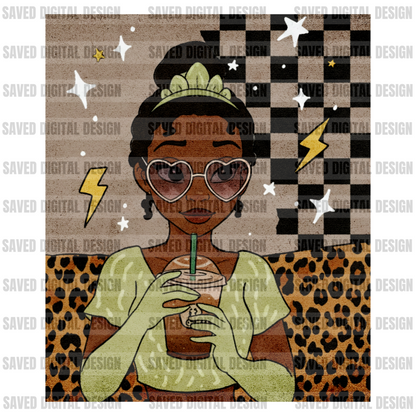 CHARACTER COFFEE CARDS - PRINCESSES - bundle