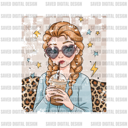 CHARACTER COFFEE CARDS - PRINCESSES - bundle