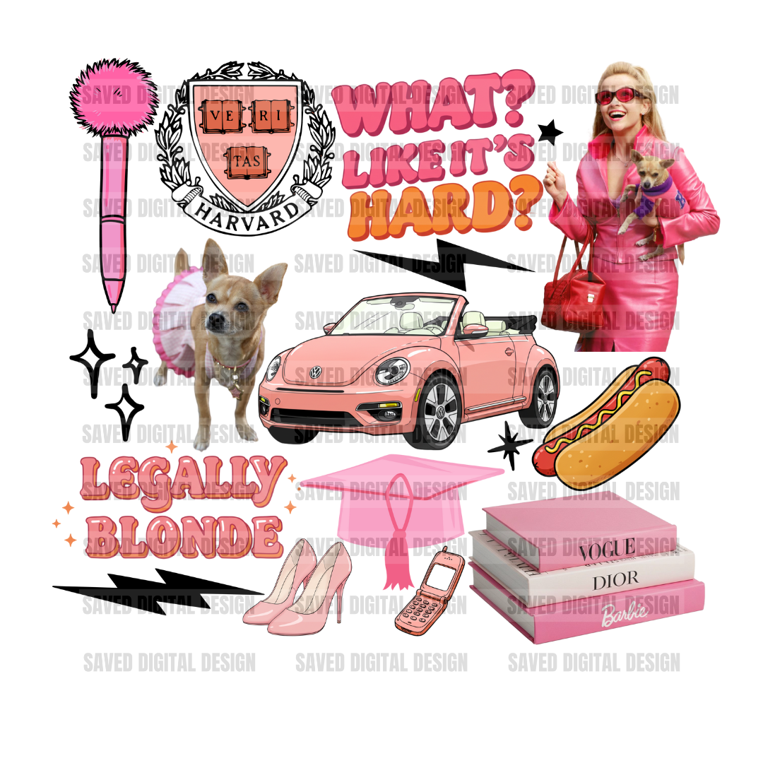 LEGALLY BLONDE COLLAGE