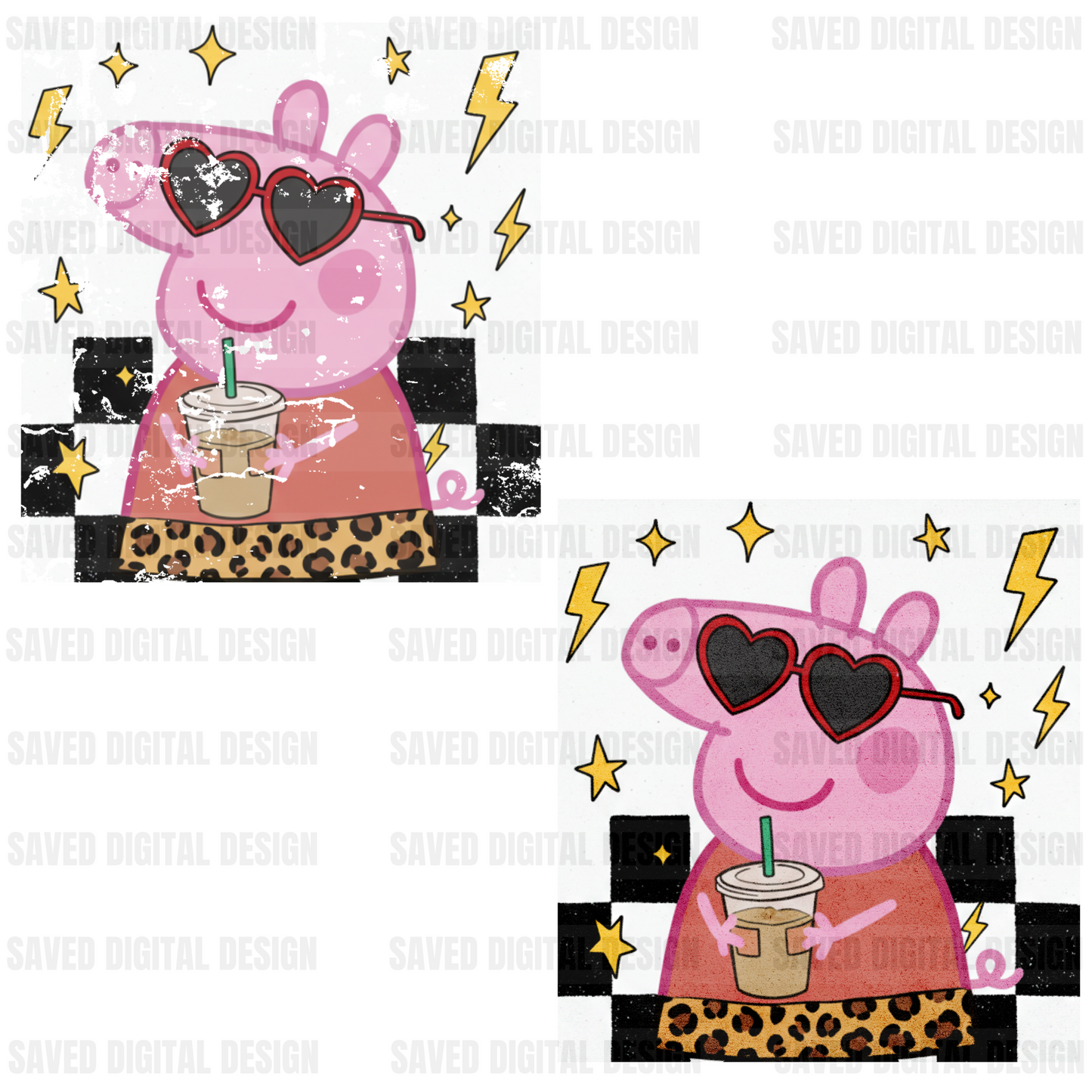 CHARACTER COFFEE CARDS - CARTOONS - bundle