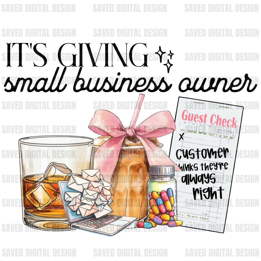 IT’S GIVING SMALL BUSINESS OWNER WHISKEY