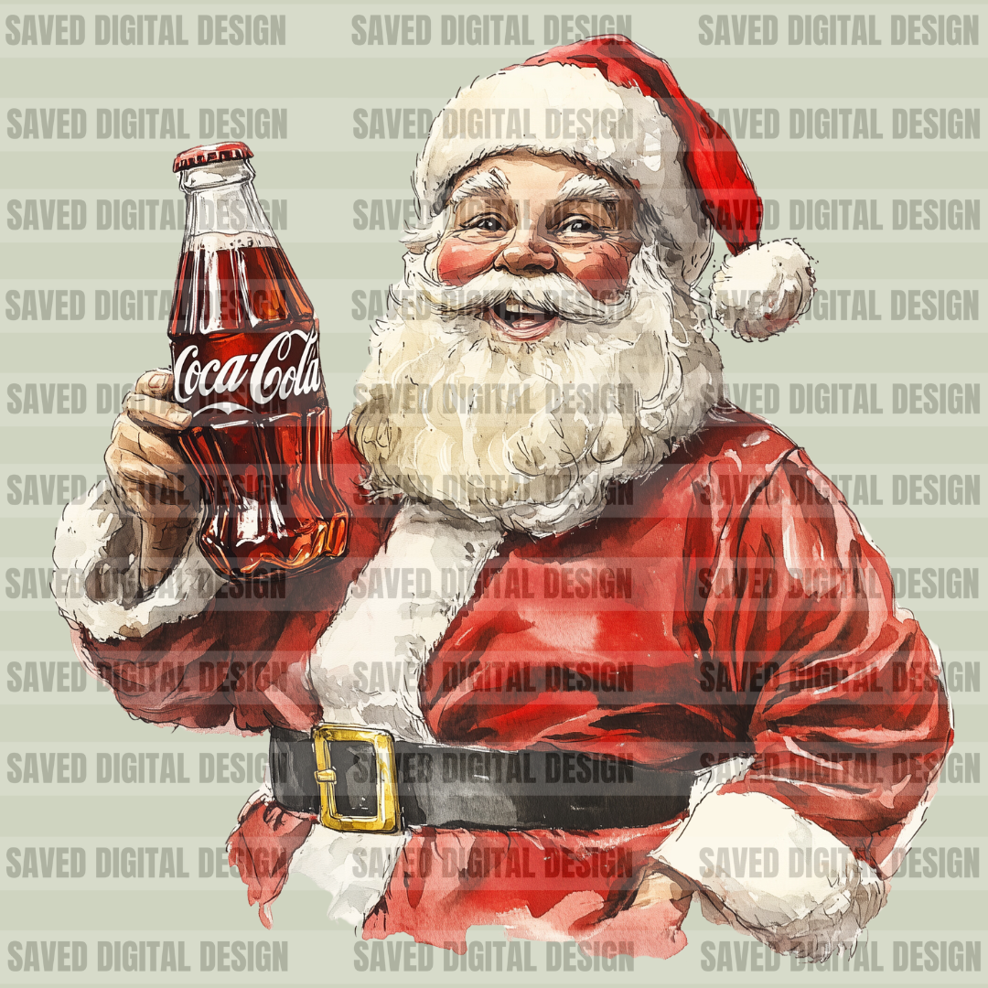 VINTAGE RED CHRISTMAS DRINK CLIPART BUNDLE
