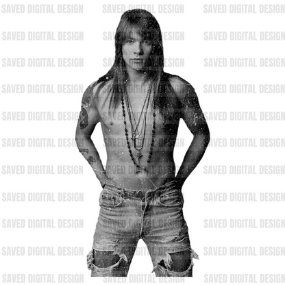 AXL ROSE DISTRESSED