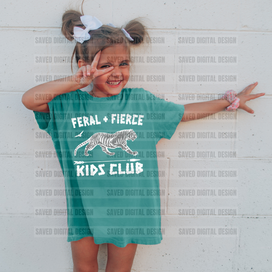 FERAL + FIERCE KIDS CLUB PNG