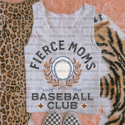 FIERCE MOMS BASEBALL CLUB PNG