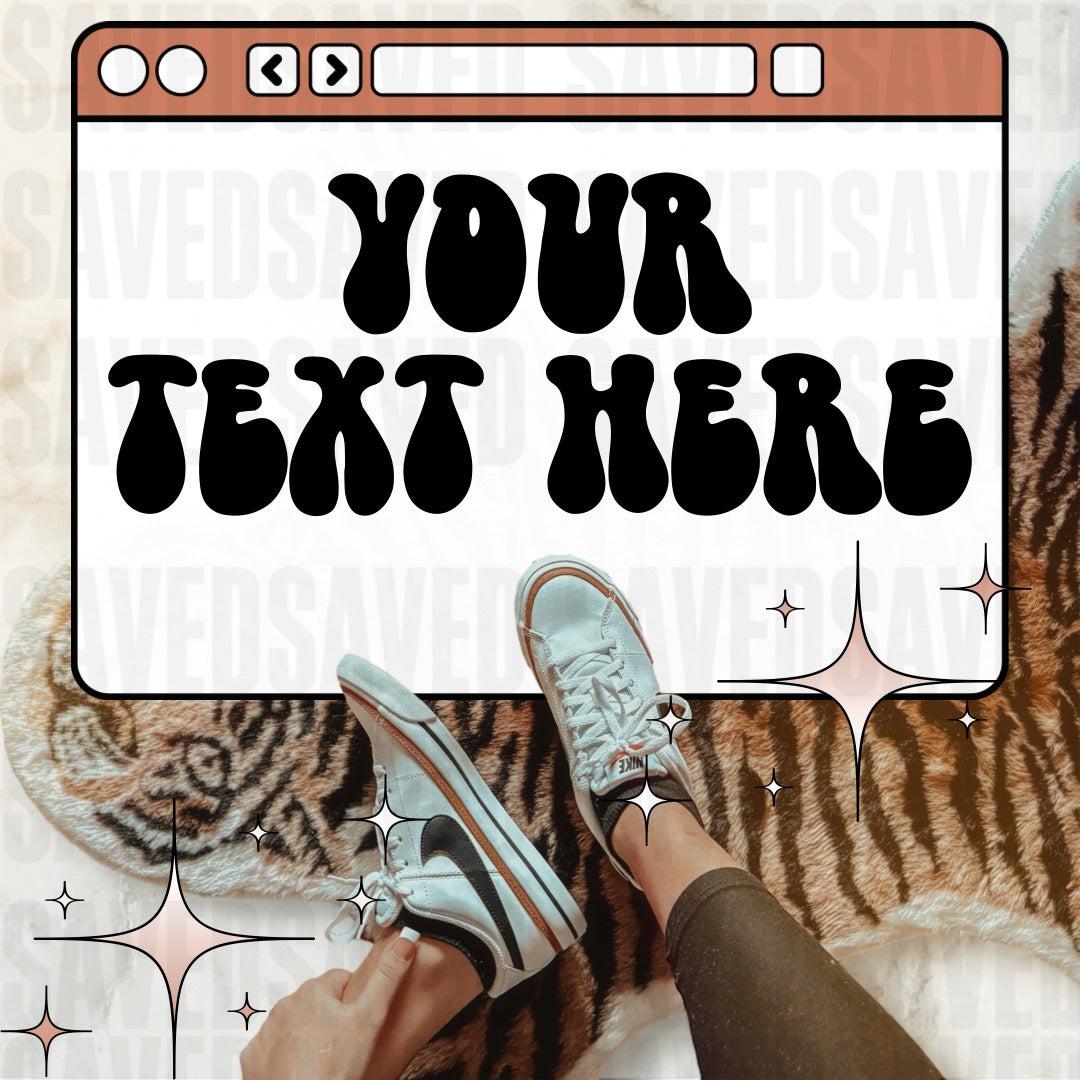 EDGY TIGER SCREEN ADVERTISEMENT