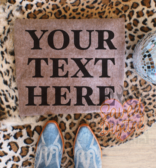 ESPRESSO COMFORT COLOR FLAT LAY DENIM BOOTS