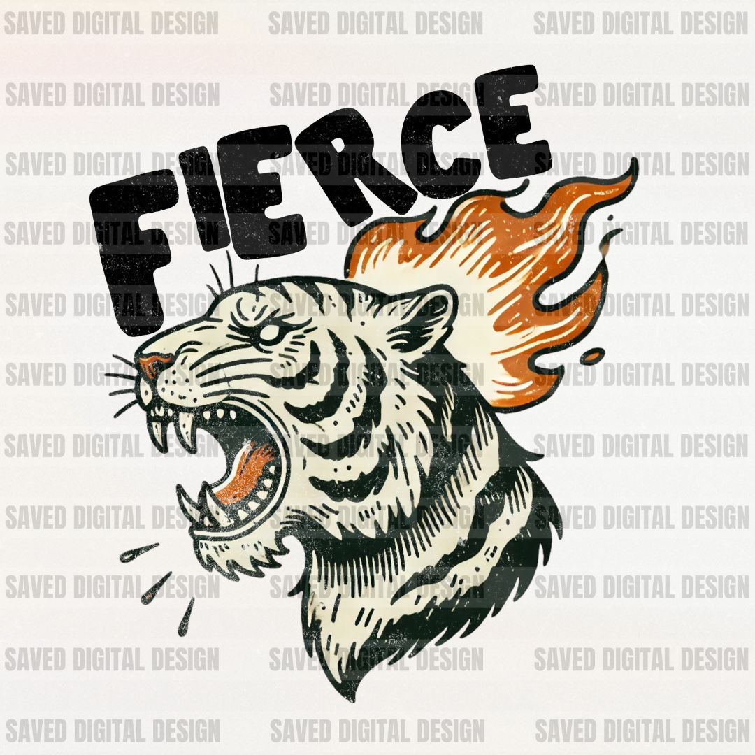 FIERCE LION HEAD