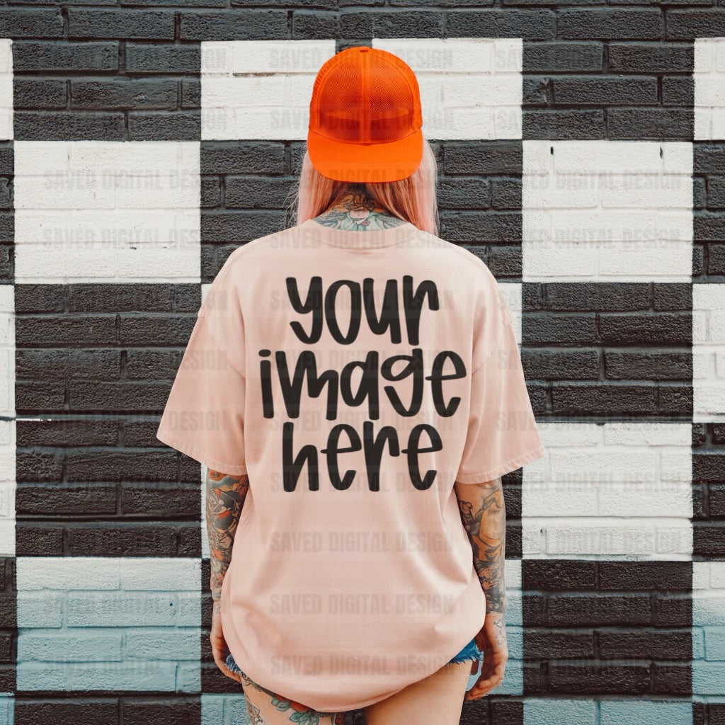 UNBRANDED LIGHT PINK T-SHIRT MOCK