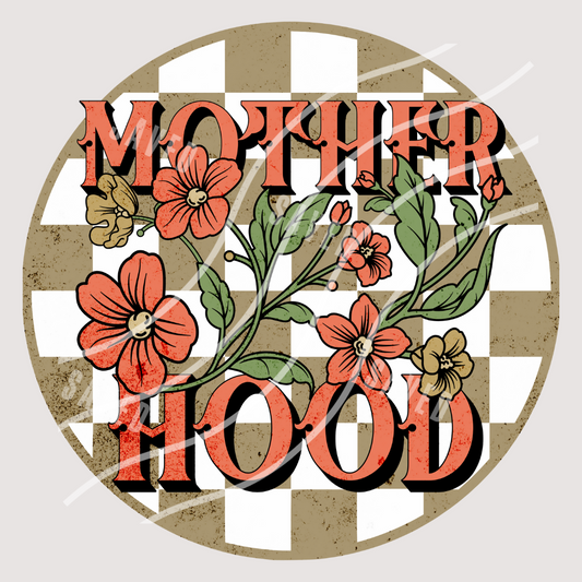 MOTHERHOOD CHECKERED PNG