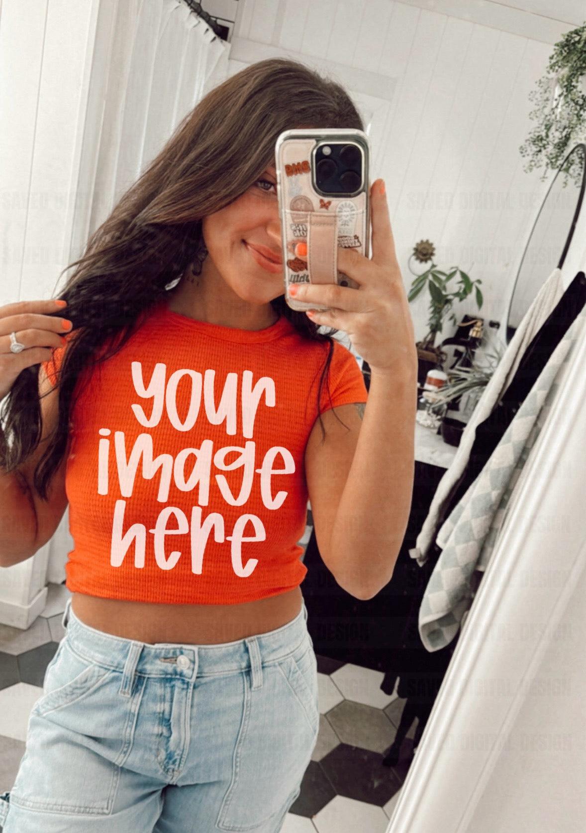 RED BABY T-SHIRT MOCK UNBRANDED