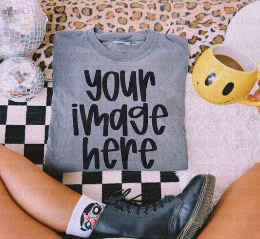 PEPPER COMFORT COLOR FLAT LAY TEE MOCK LEOPARD DOCS