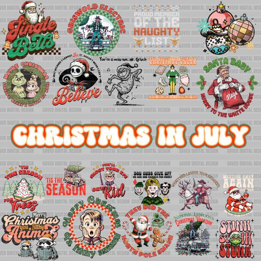 SINGLES --- CHRISTMAS IN JULY