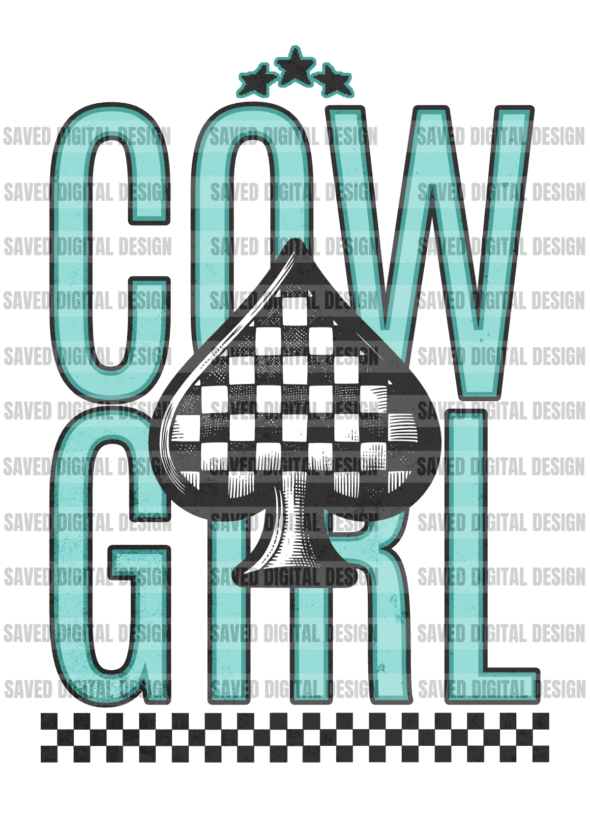COWGIRL SPADE PNG