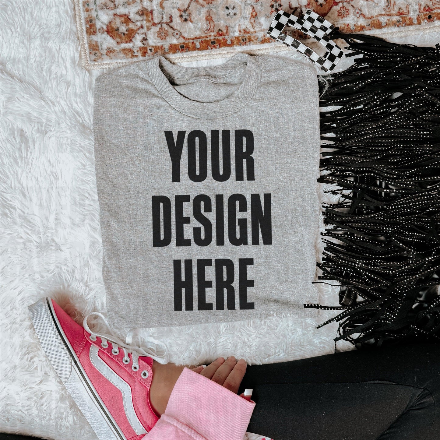 GREY/ASH TEE - THE MOST MOCK DROP