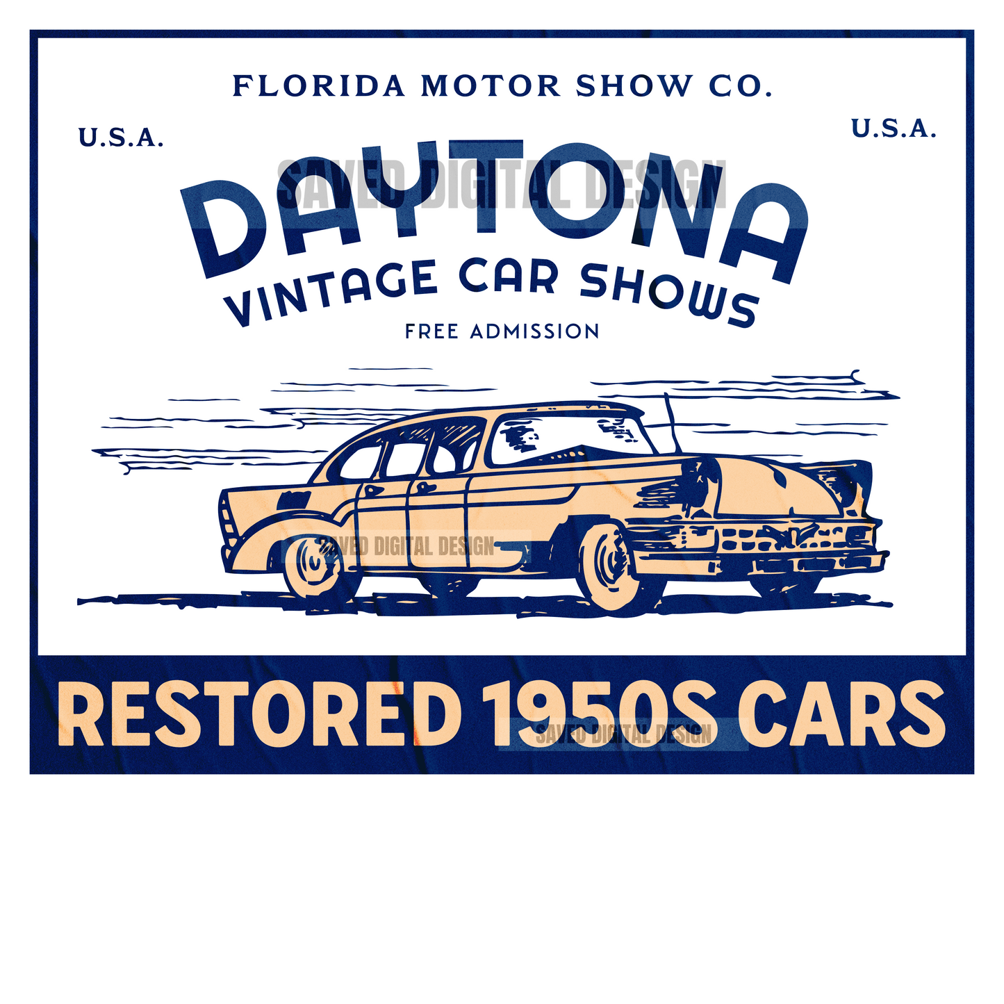 DAYTONA VINTAGE CAR SHOW PNG