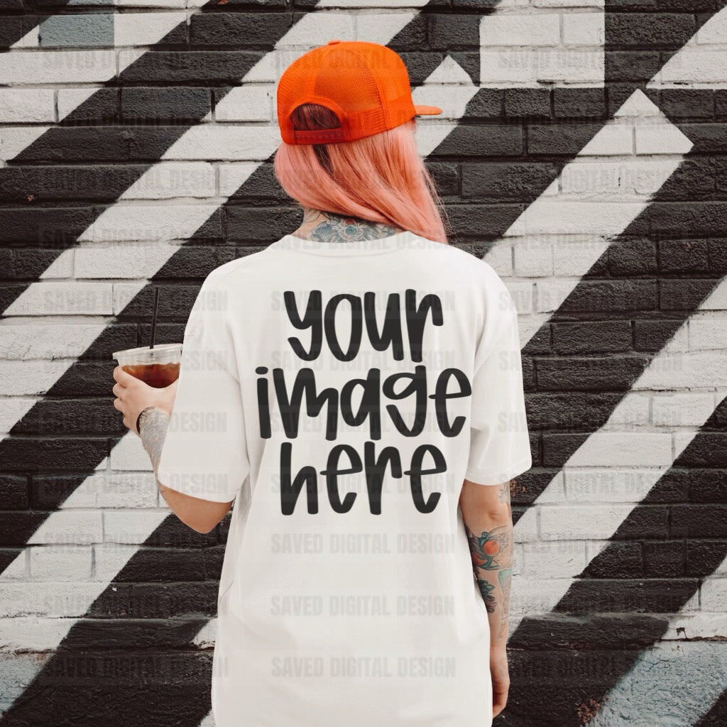 UNBRANDED WHITE T-SHIRT MOCK