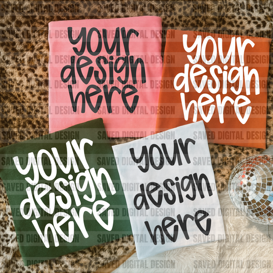COMFORT COLOR MOCK OF 4 - YAM + HEMP + WHITE + PINK
