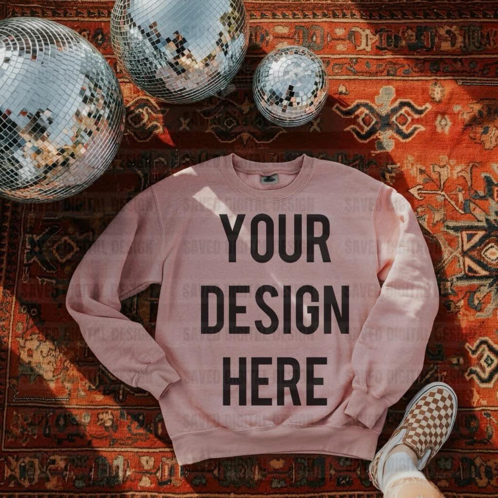 UNBRANDED LIGHT PINK SWEATSHIRT MOCK