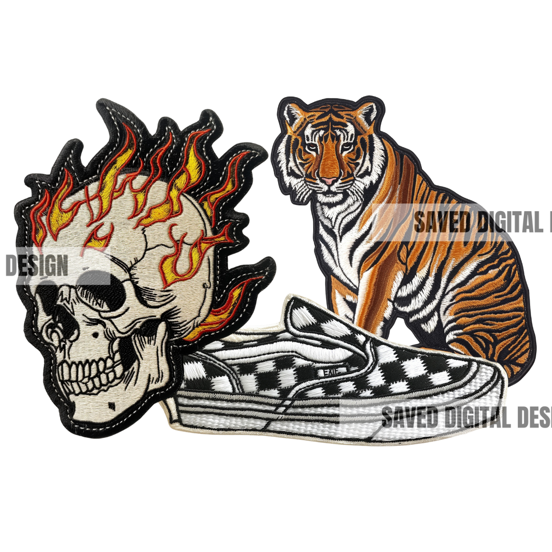 EDGY SNEAKER FAUX HAT PATCH CLUSTER PNG