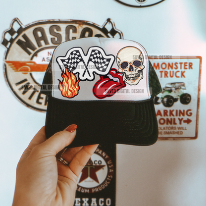 EDGY FAUX HAT PATCH CLUSTER PNG