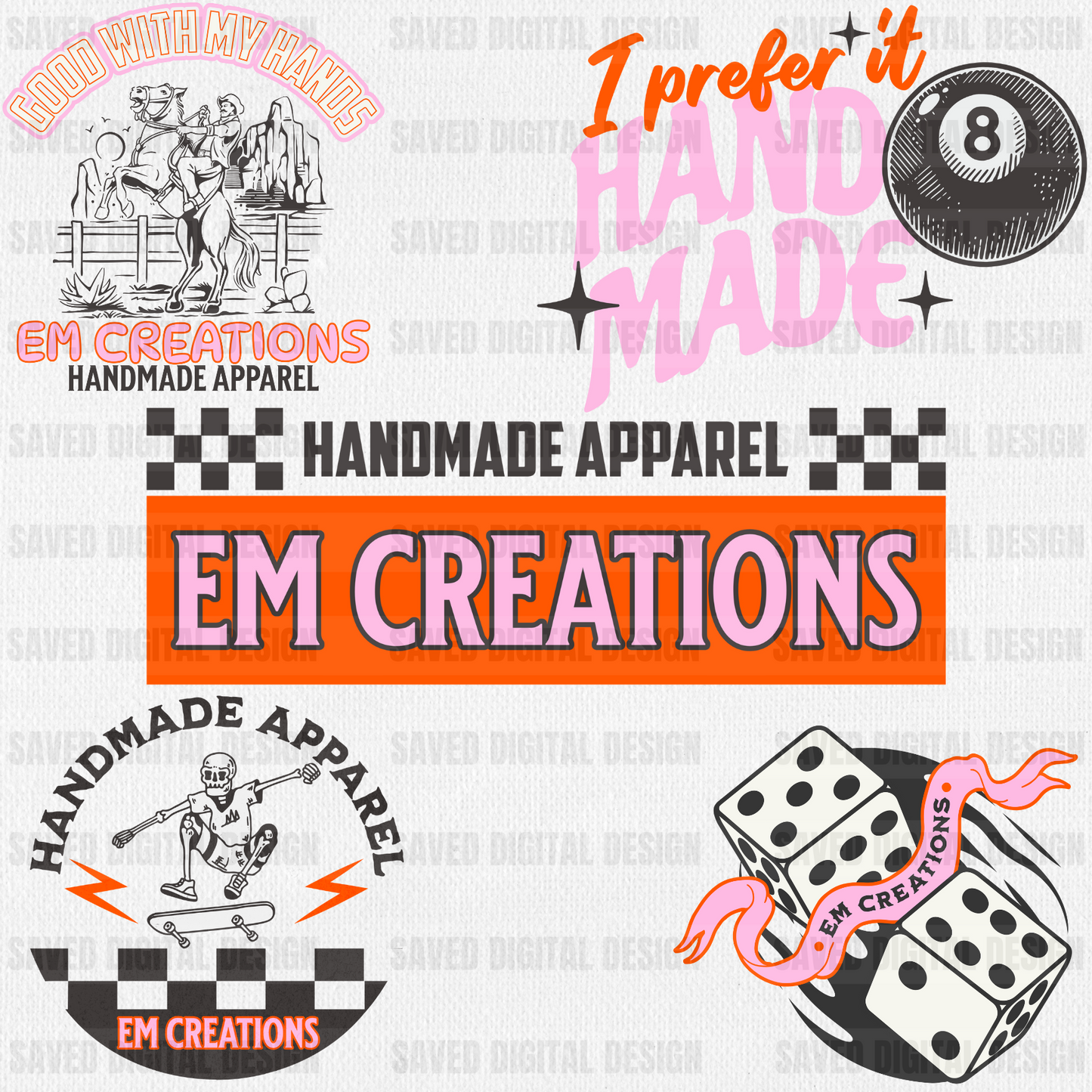 CUSTOM BRANDING KITS - 5 clips - NO RED CODES!!!