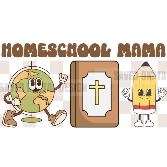 HOMESCHOOL MAMA PNG