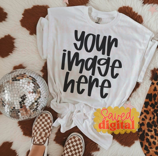 White Tee Mock