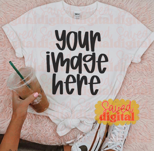 White Tee Mock