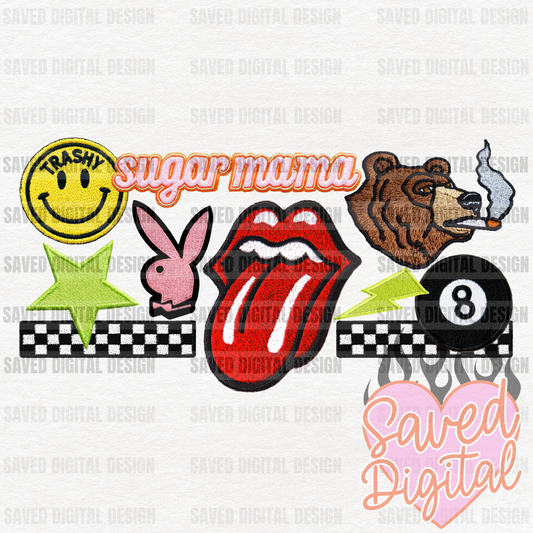 SUGAR MAMA - RED TONGUE