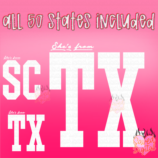 She’s from - all 50 STATES
