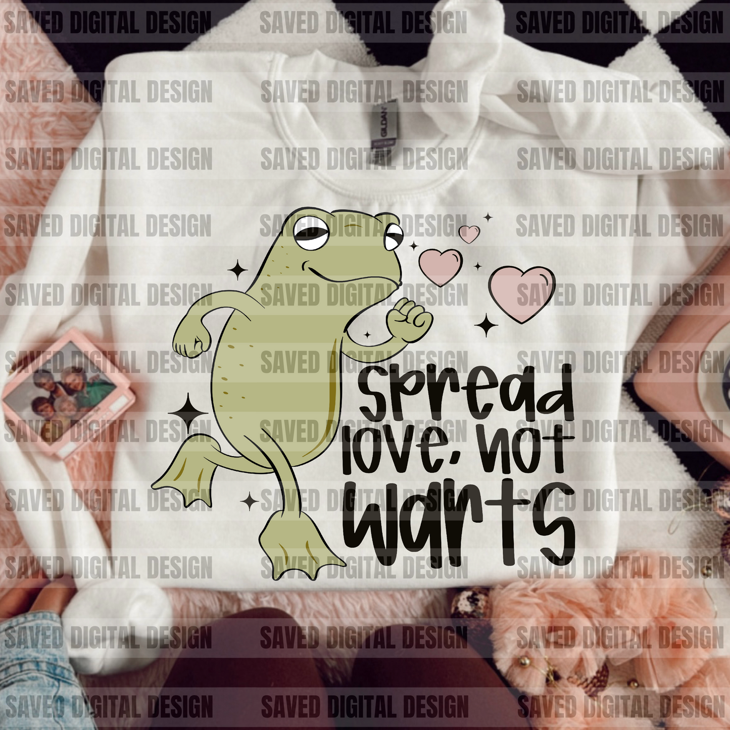 SPREAD LOVE, NOT WARTS