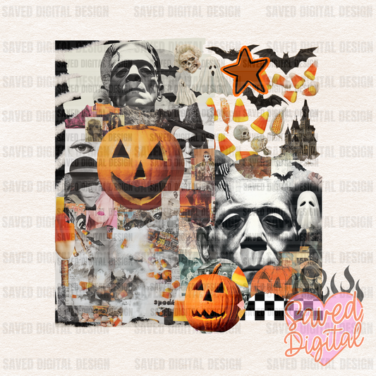 70s SPOOKY COLLAGE