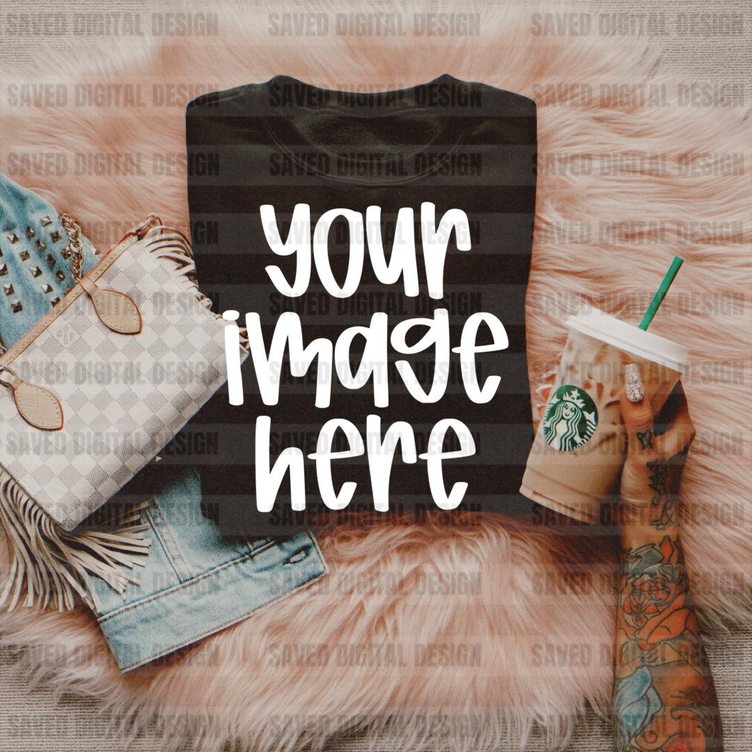 UNBRANDED BLACK T-SHIRT MOCK