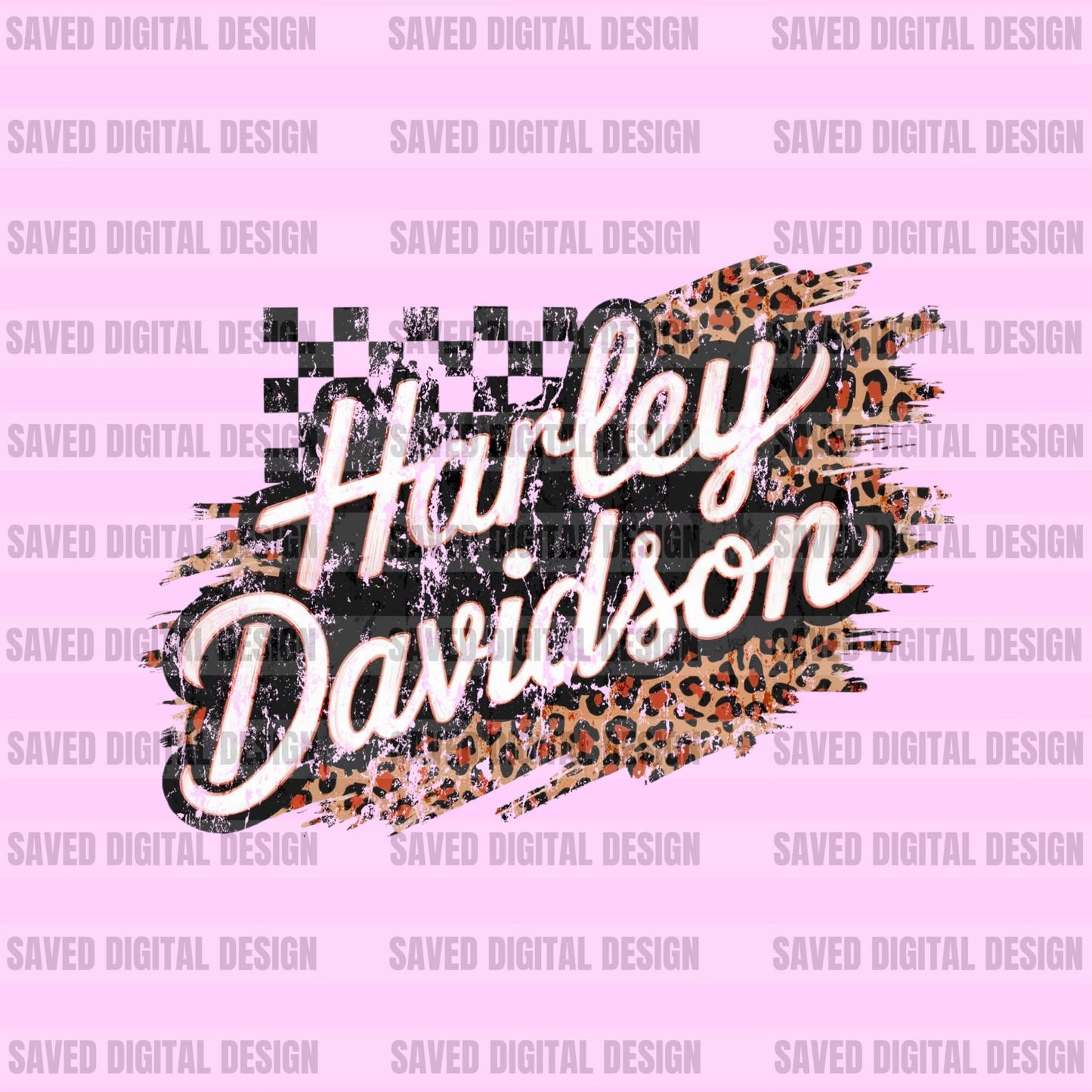 HARLEY LEOPARD CHECKER