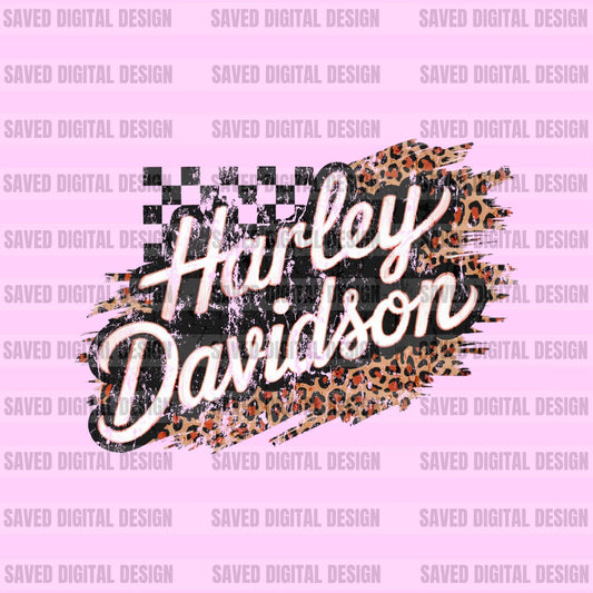 HARLEY LEOPARD CHECKER