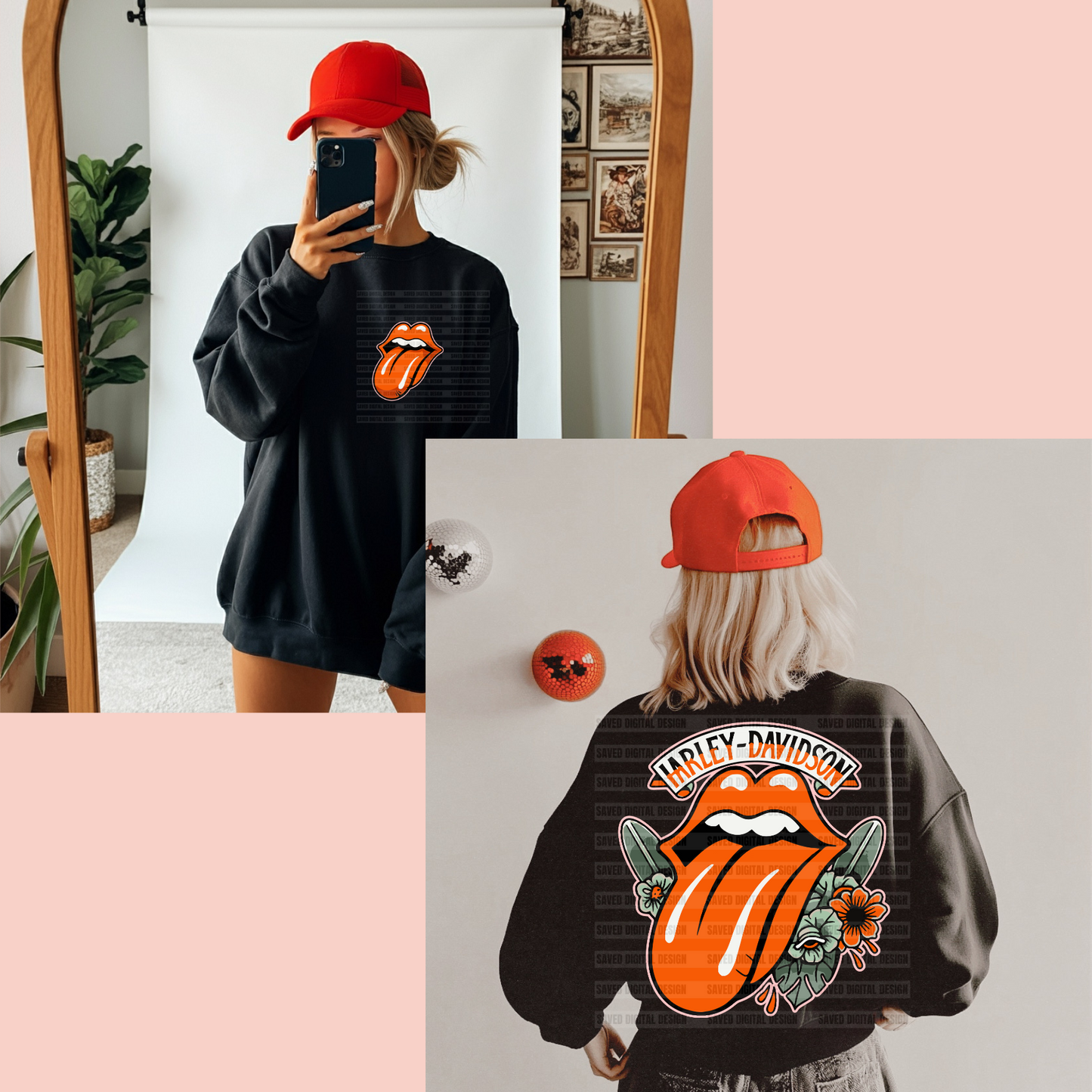 HARLEY TONGUE FLORAL WITH POCKET