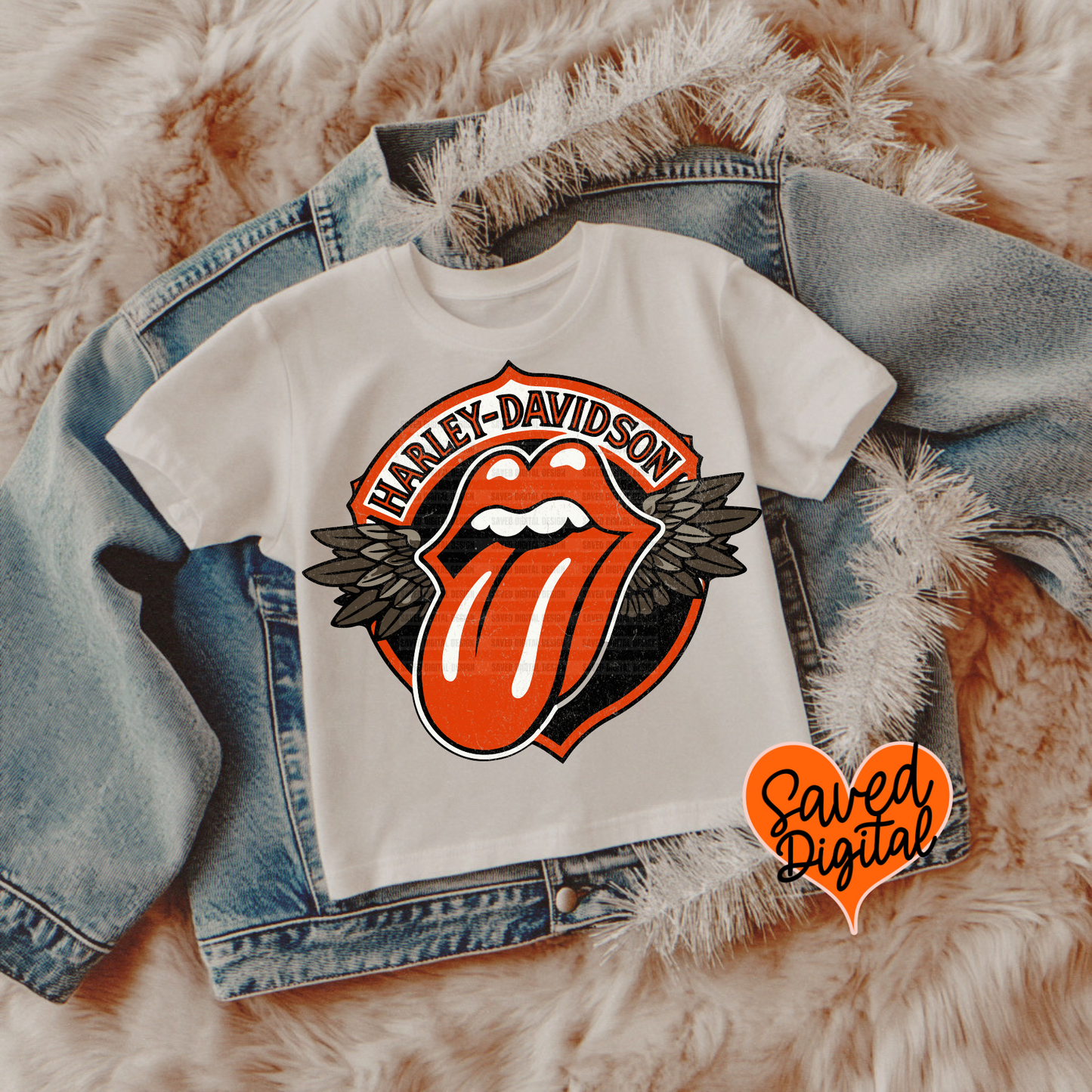 HARLEY TONGUE WITH WINGS