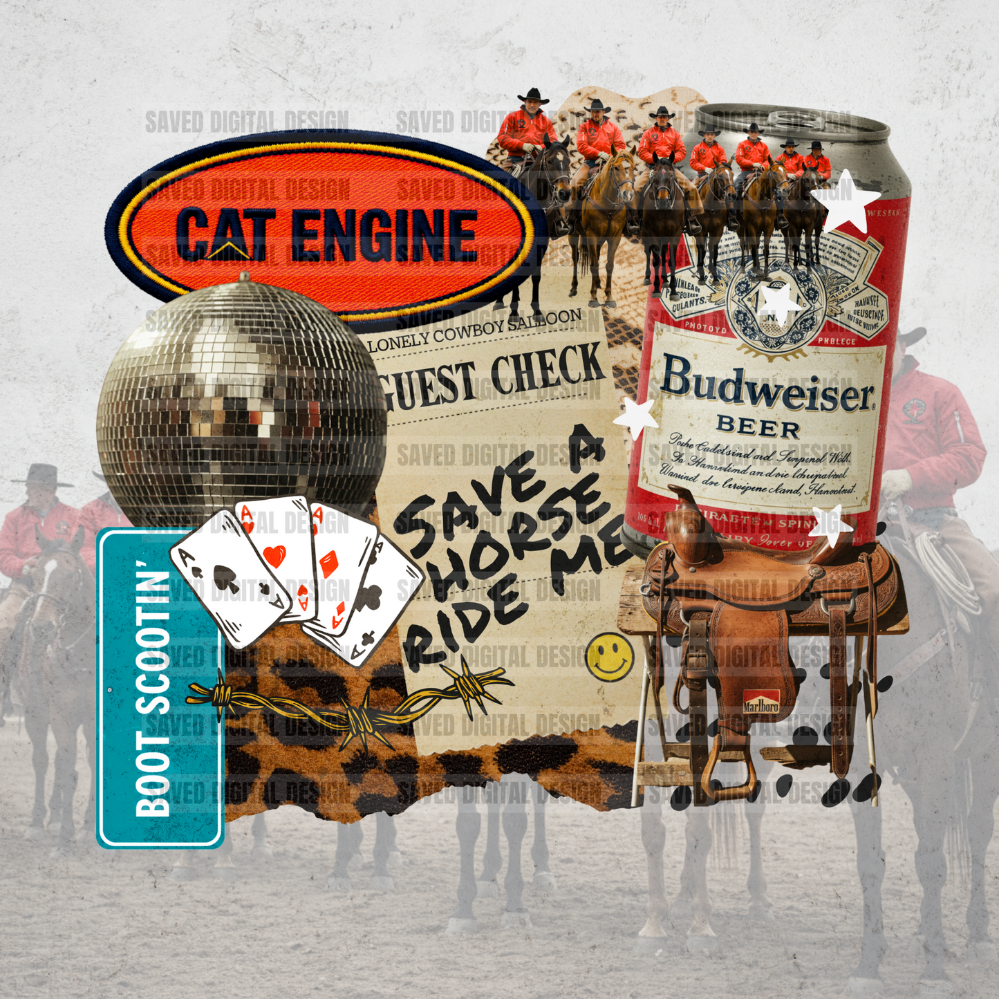 SAVE A HORSE COLLAGE