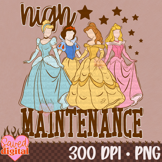 HIGH MAINTENANCE PRINCESSES BROWN