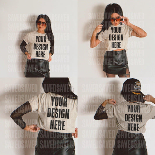 EDGY BABE MOCKS - SAND FRONT + BACK