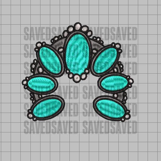 TURQUOISE SQUASH GEM .DST
