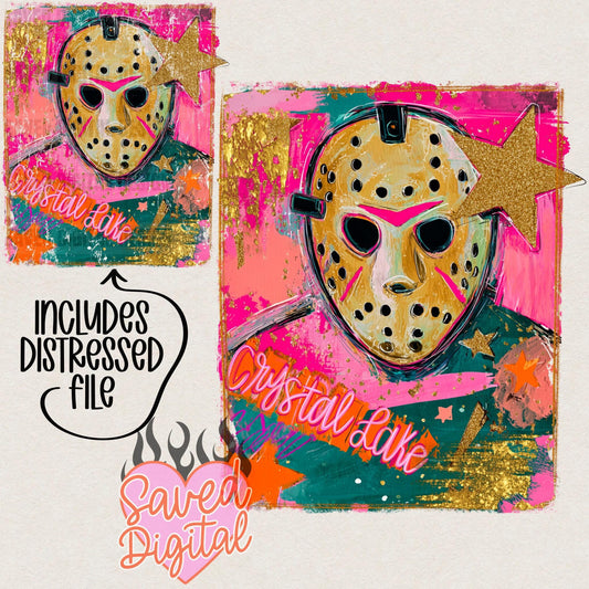 PREPPY JASON FOILED PNG - INCLUDES REG + DISTRESSED FILE