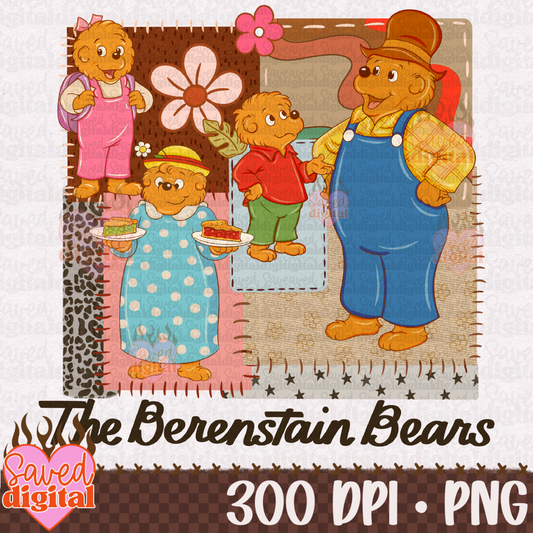 BEARS COLLAGE PATCHES