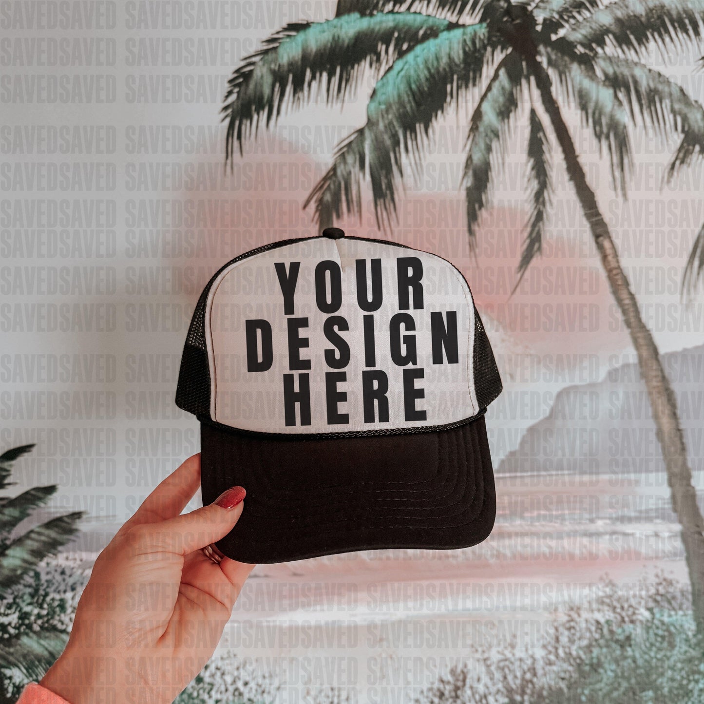 TRUCKER CAP MOCK UP BUNDLE - 9