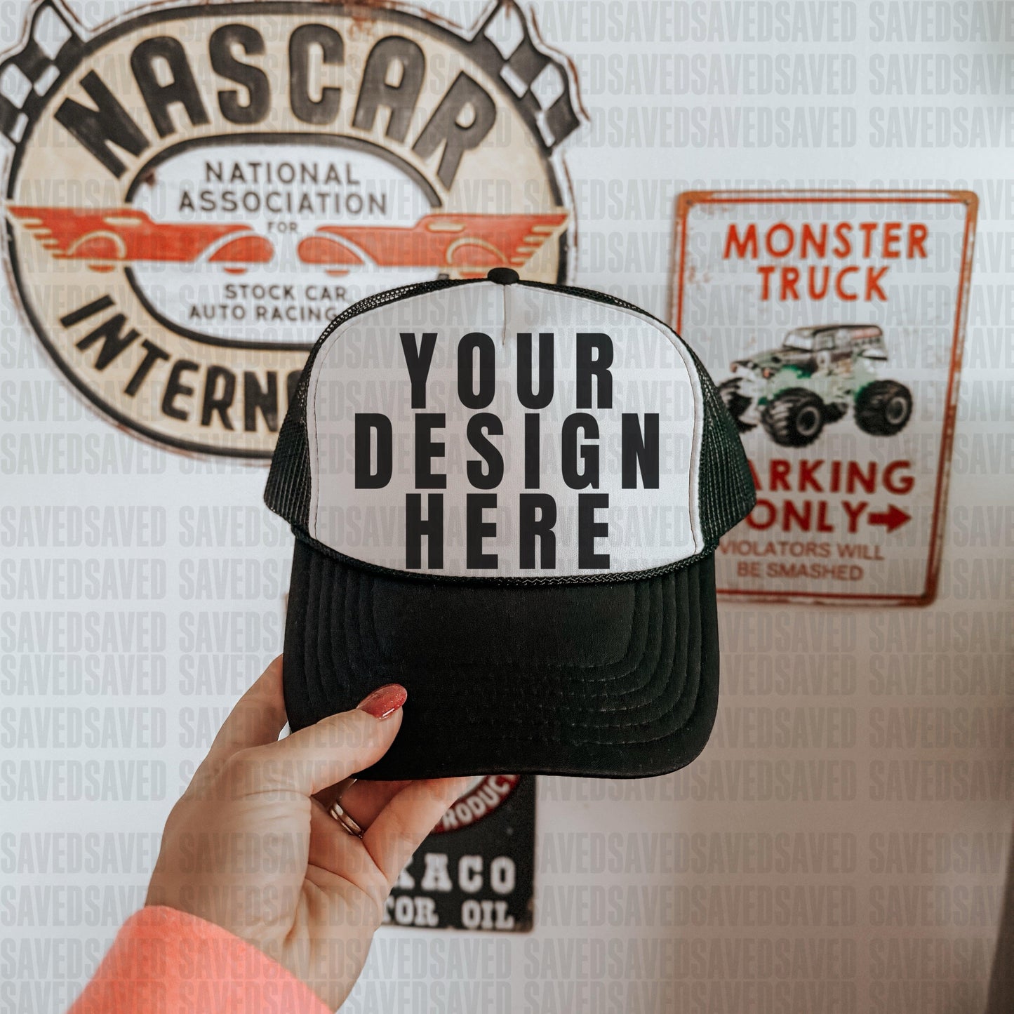 TRUCKER CAP MOCK UP BUNDLE - 9