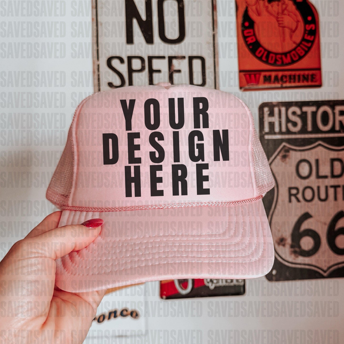 TRUCKER CAP MOCK UP BUNDLE - 9
