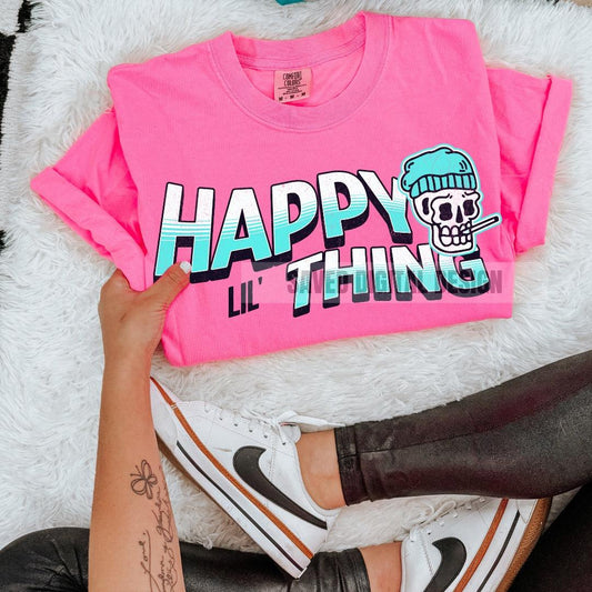 HAPPY LIL THING NEON PNG